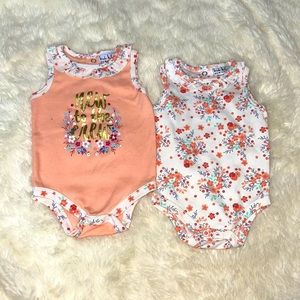 Nicole miller baby girl tanks 3-6m